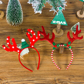 Ziemassvētku matadata Brieža ragu galvas saite Eleganta princese