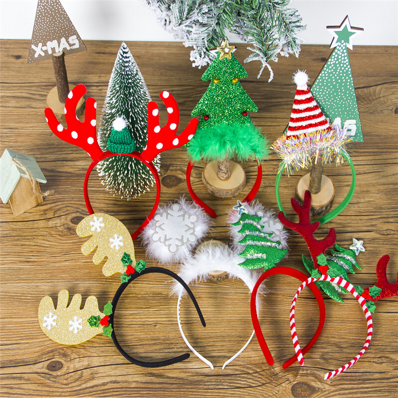 Ziemassvētku matadata Brieža ragu galvas saite Eleganta princese