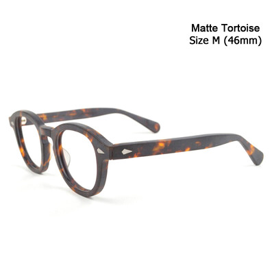 Johnny Depp Lemtosh akinių rėmeliai vyriški optiniai akiniai moterims kompiuterių akiniai skaidrūs objektyvai prabangūs prekės ženklo vintage acetato rėmeliai