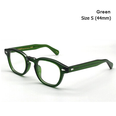 Johnny Depp Lemtosh akinių rėmeliai vyriški optiniai akiniai moterims kompiuterių akiniai skaidrūs objektyvai prabangūs prekės ženklo vintage acetato rėmeliai