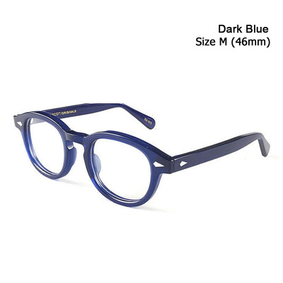 Johnny Depp Lemtosh akinių rėmeliai vyriški optiniai akiniai moterims kompiuterių akiniai skaidrūs objektyvai prabangūs prekės ženklo vintage acetato rėmeliai