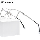 Σκελετός ανδρικών τετράγωνων γυαλιών FOEX Pure Titanium Glasses 2020 Νέοι ανδρικοί κλασικοί σκελετοί γυαλιών οράσεως F85641