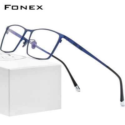 Σκελετός ανδρικών τετράγωνων γυαλιών FOEX Pure Titanium Glasses 2020 Νέοι ανδρικοί κλασικοί σκελετοί γυαλιών οράσεως F85641