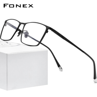 Σκελετός ανδρικών τετράγωνων γυαλιών FOEX Pure Titanium Glasses 2020 Νέοι ανδρικοί κλασικοί σκελετοί γυαλιών οράσεως F85641