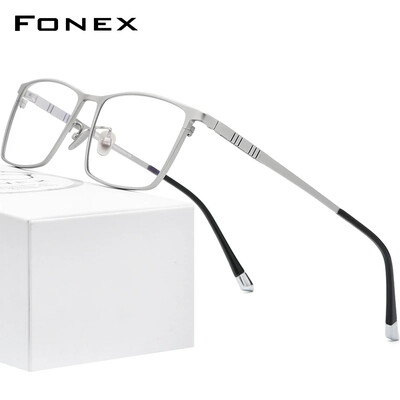 Σκελετός ανδρικών τετράγωνων γυαλιών FOEX Pure Titanium Glasses 2020 Νέοι ανδρικοί κλασικοί σκελετοί γυαλιών οράσεως F85641