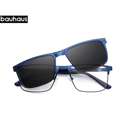 X109 2 σε 1 Magnet Polarized Clip Glasses Σκελετός Ανδρικά Optical Myopia Clip Glasses For Men Glasses Σκελετός