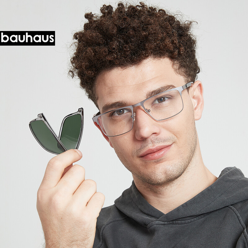 X109 2 σε 1 Magnet Polarized Clip Glasses Σκελετός Ανδρικά Optical Myopia Clip Glasses For Men Glasses Σκελετός