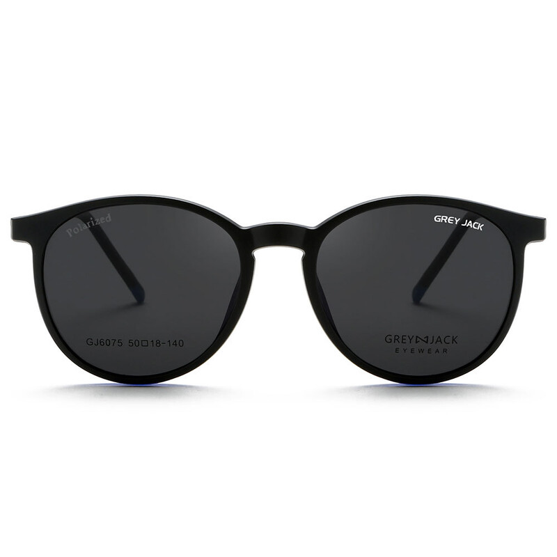 Ochelari cu clips magnetici Ochelari de soare polarizați Ochelari de vedere rotunzi vintage de modă Rame optice de prescripție de dimensiuni mici Bărbat Femeie