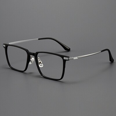 FIRADA Fashion Patogūs akiniai Retro Square Titanium Eyewear Didesnio dydžio receptinių akinių rėmelis vyrams Moterys 93006-C