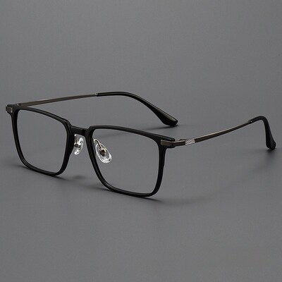 FIRADA Fashion Patogūs akiniai Retro Square Titanium Eyewear Didesnio dydžio receptinių akinių rėmelis vyrams Moterys 93006-C