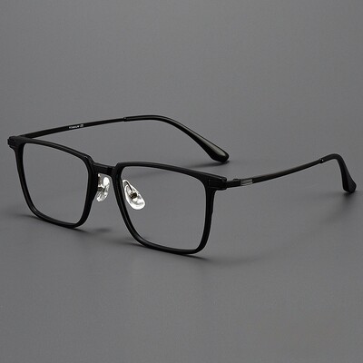 FIRADA Fashion Patogūs akiniai Retro Square Titanium Eyewear Didesnio dydžio receptinių akinių rėmelis vyrams Moterys 93006-C