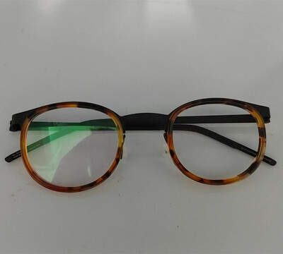 Aukštos kokybės prekės ženklo dizaino titano akinių rėmeliai, vyriški, moteriški vintažiniai apvalūs akiniai, rankų darbo neprisukami itin lengvi akiniai 9704