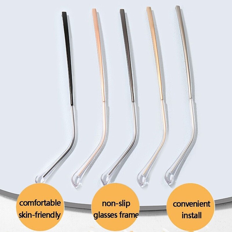 1 pora permatomų akinių Rankų pakeitimo kojų akiniai akiniai akiniai pakeisti metalines kojas, taisomi akinių priedai