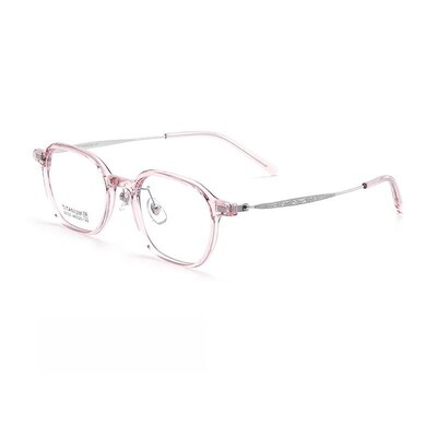 FIRADA Fashion ülikerged prillid, vintage luksuslikud titaanist prillid, mugavad retseptiga prillide raam naistele 16100X