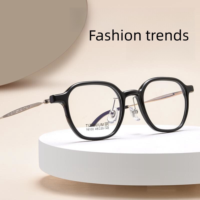 FIRADA Fashion Ultra könnyű szemüvegek Vintage luxus titán szemüvegek kényelmes dioptriás szemüvegkeret nőknek 16100X
