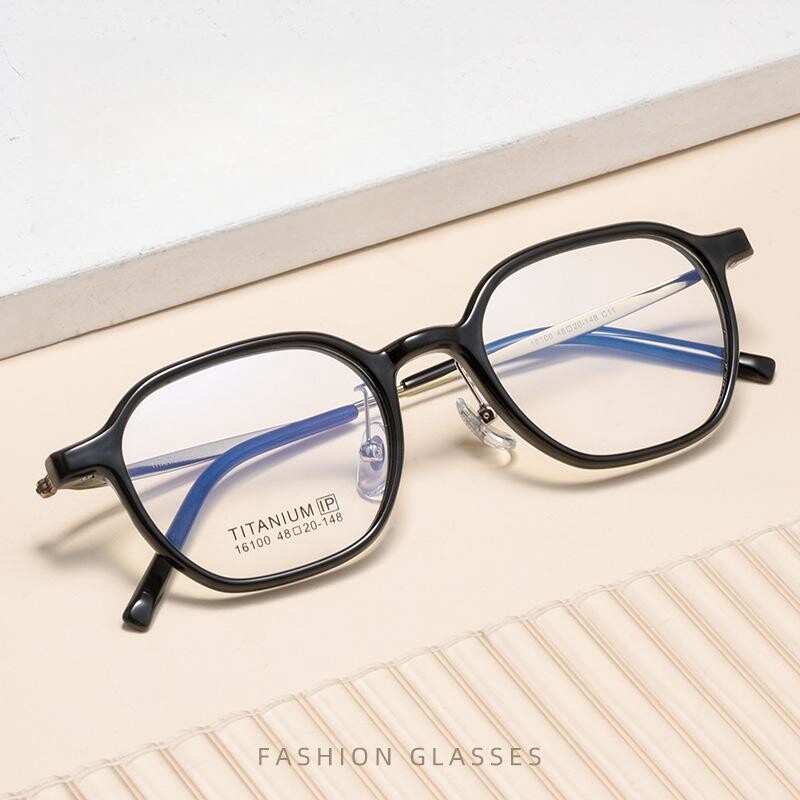 FIRADA Fashion Ultra könnyű szemüvegek Vintage luxus titán szemüvegek kényelmes dioptriás szemüvegkeret nőknek 16100X