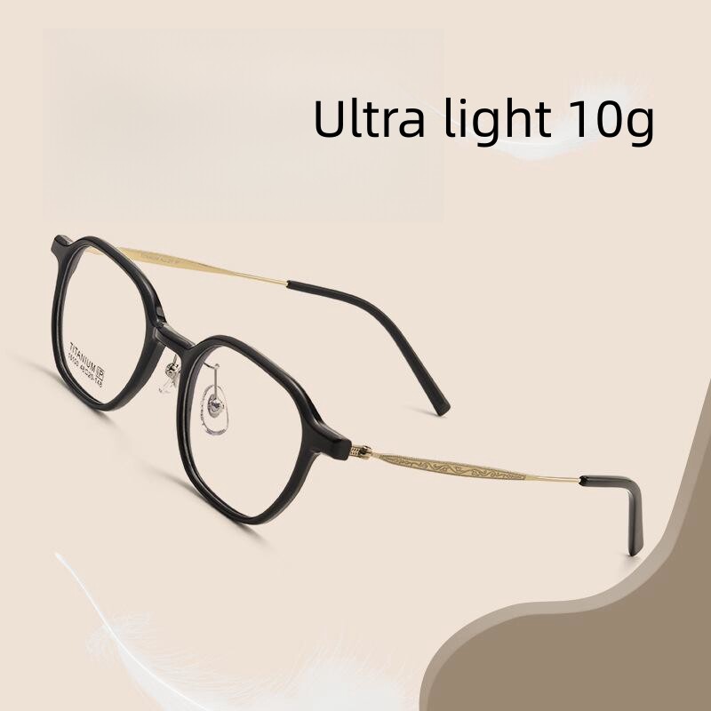 FIRADA Fashion Ultra könnyű szemüvegek Vintage luxus titán szemüvegek kényelmes dioptriás szemüvegkeret nőknek 16100X