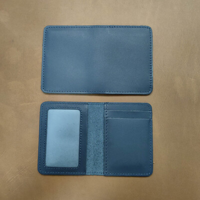 100%-ban valódi bőr hitelkártyatartós pénztárca Férfi karcsú pénztárca Kis bankkártya-tartók Férfi Retro Crazy Horse bőr pénztárca