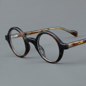 Rama de ochelari retro 30129 noua, rama rotunda Republica Chineza, rama miopie, lumina plana