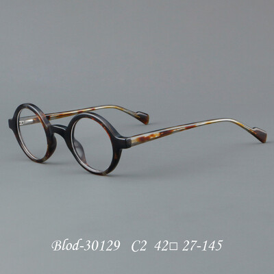 Rama de ochelari retro 30129 noua, rama rotunda Republica Chineza, rama miopie, lumina plana