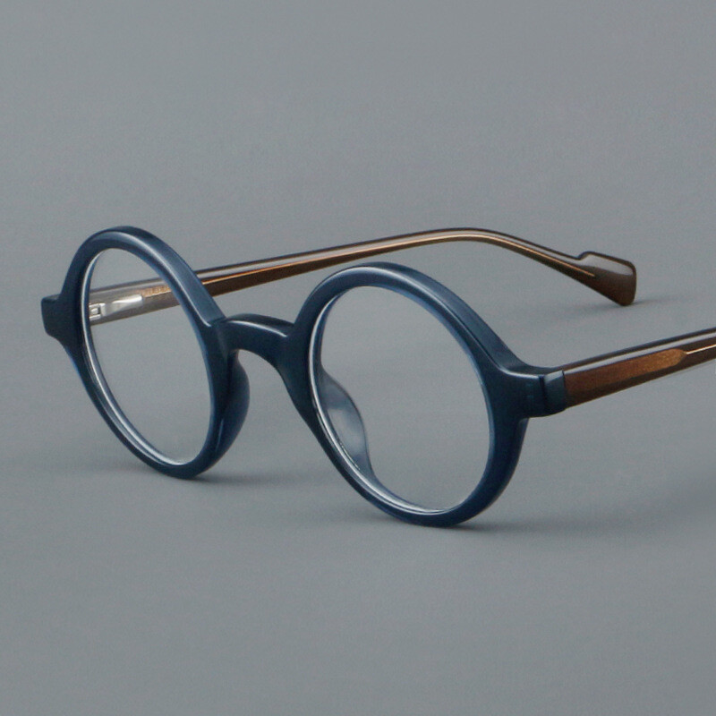 Rama de ochelari retro 30129 noua, rama rotunda Republica Chineza, rama miopie, lumina plana