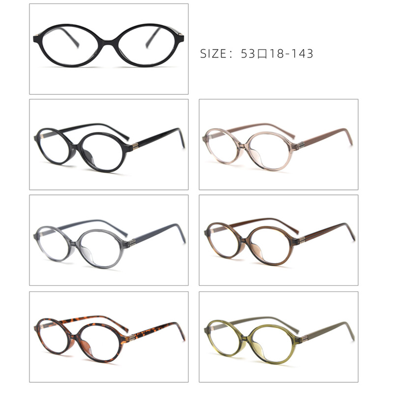 Peekaboo ochelari ovale unisex retro femei lentile clare TR90 cadru ochelari rotunzi mici pentru bărbați accesorii verde leopard cadou