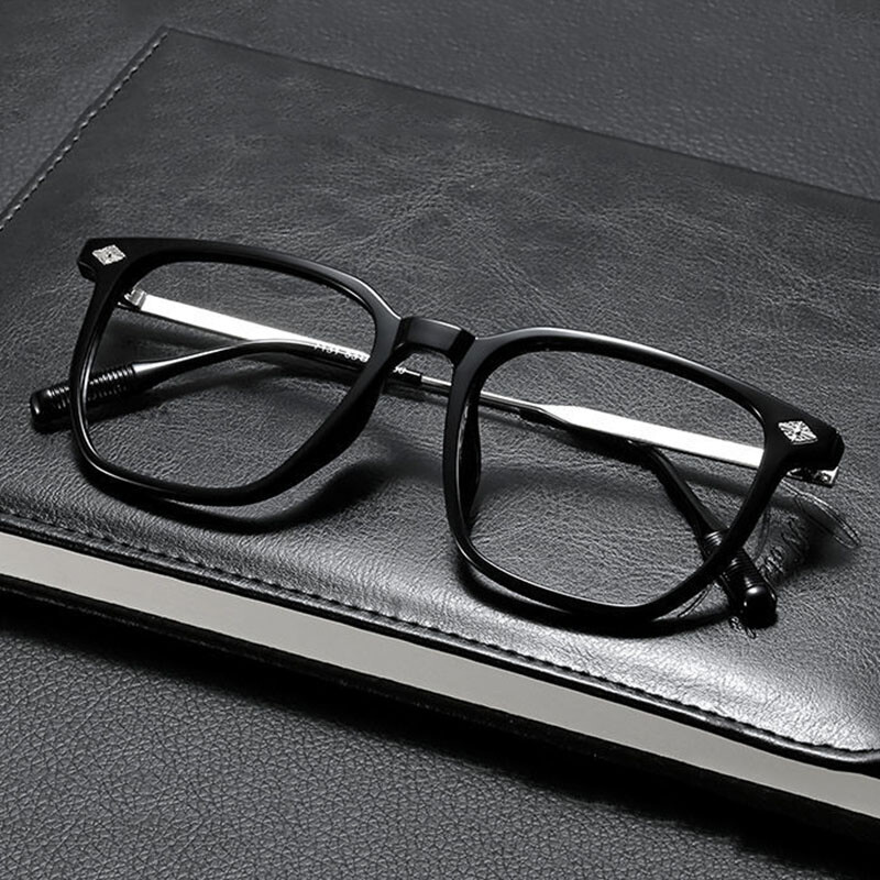 UVLAIK divatos optikai szemüvegek keret Női antikék fény Férfi üzleti nagy, négyzet alakú szemüvegek Vintage dioptriás szemüvegek