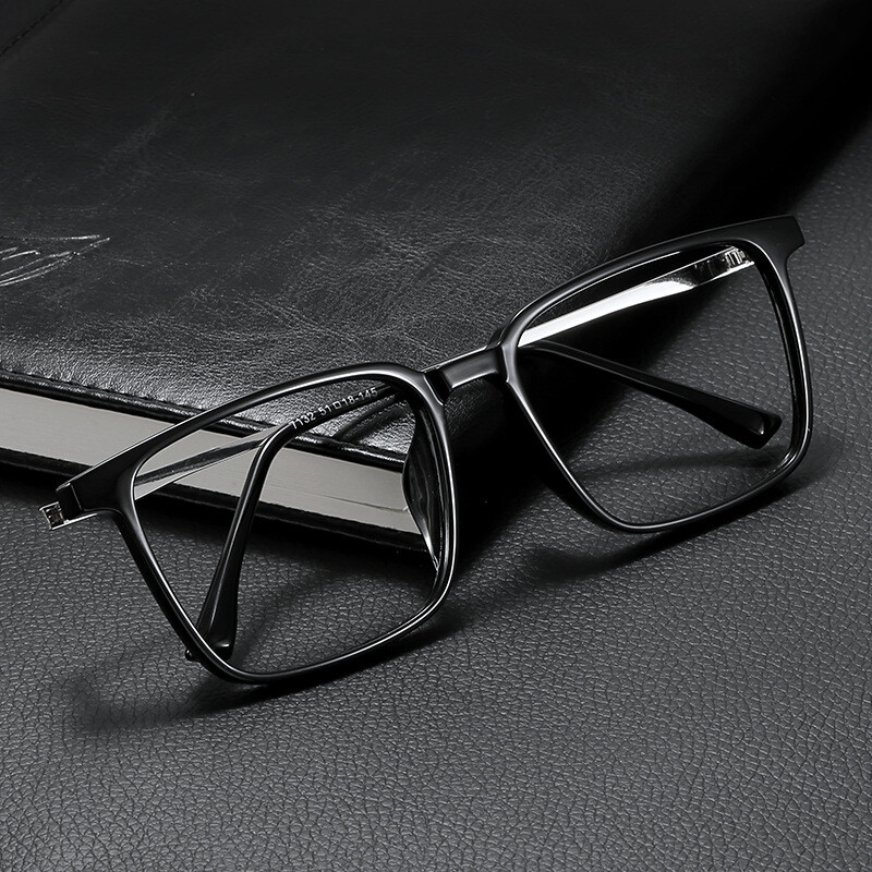 UVLAIK Super vieglas ērtas gumijas brilles kvadrātveida brilles ietvars tuvredzība Optiskās recepšu brilles ietvars vīriešiem un sievietēm