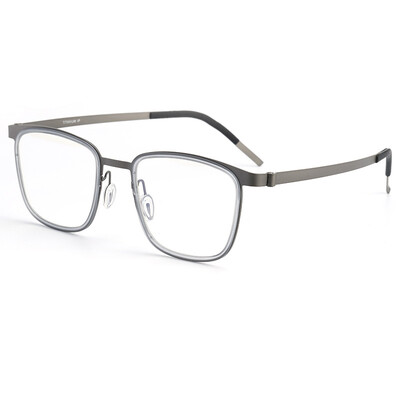 Xbora Brand Pure Titanium Okviri za naočale Muške metalne retro dioptrijske naočale Myopia Optical Eyewear Fashion Square Novo 9712