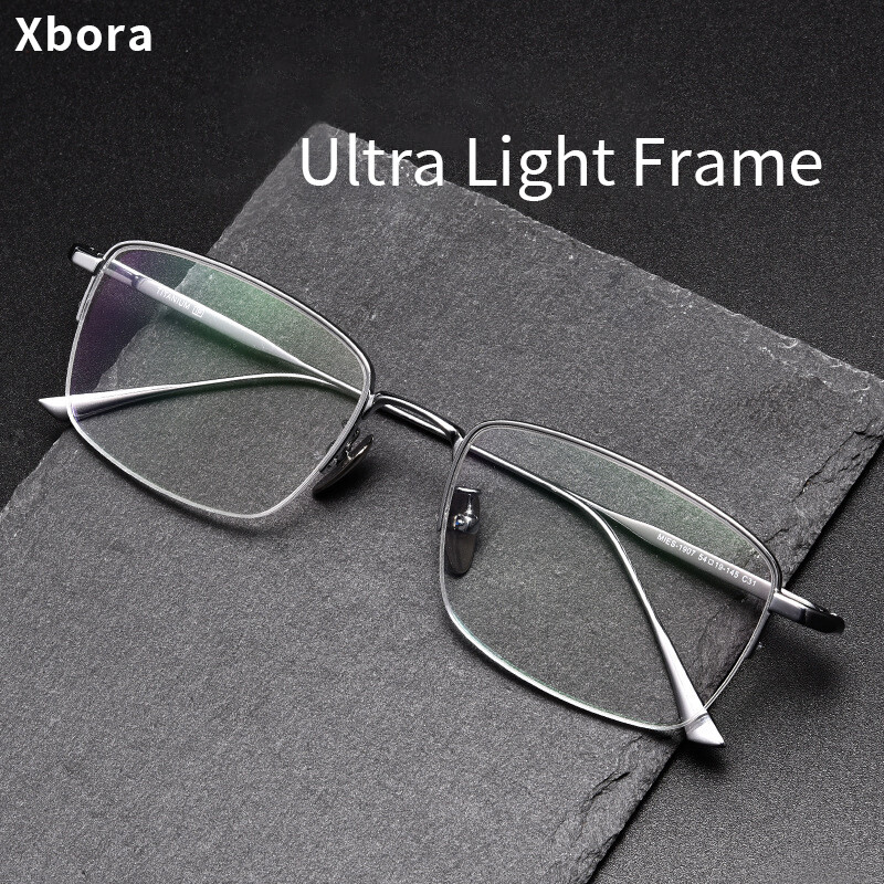 „Xbora“ vyriški verslo kvadratiniai akinių rėmeliai itin lengvi ir patogūs moteriški moteriški optiniai akiniai 1907 m.