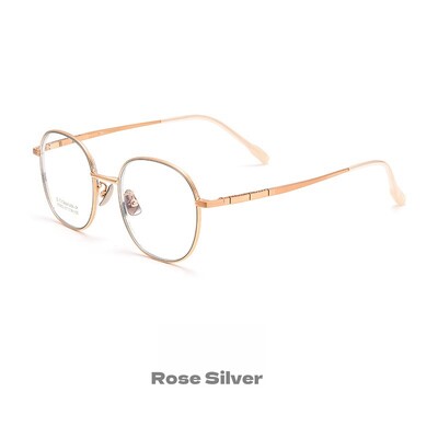 Okvir za naočale od čistog titana Retro dvostruki kružni poligonalni ženski okvir za naočale Nove super elastične optičke dioptrijske naočale