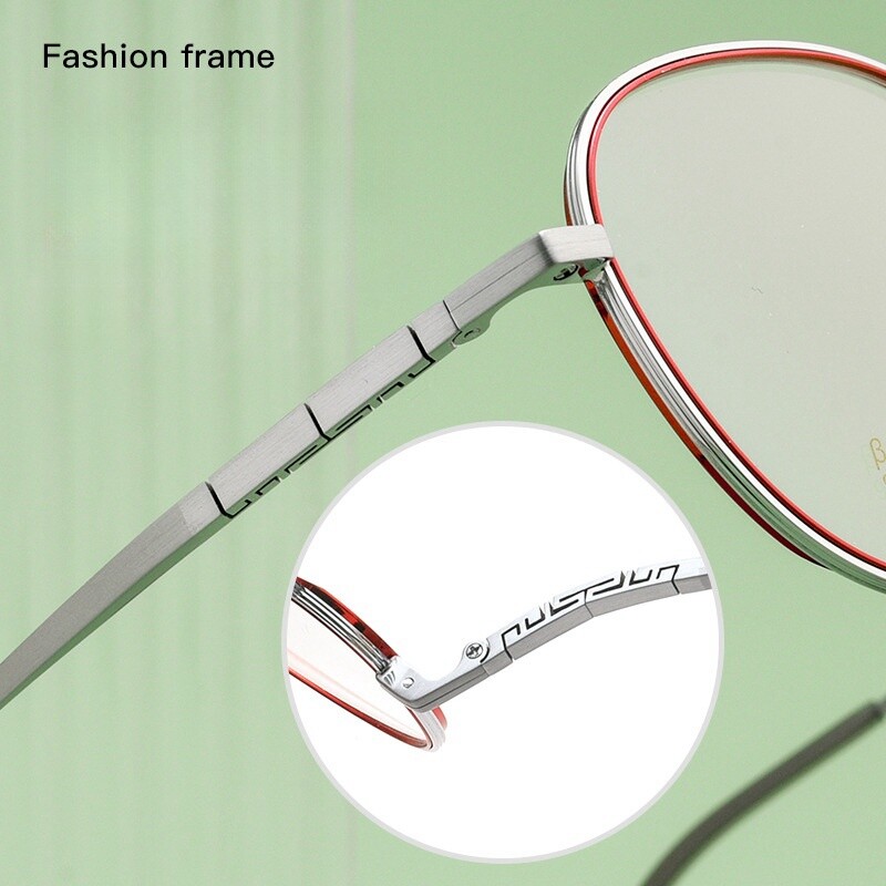Okvir za naočale od čistog titana Retro dvostruki kružni poligonalni ženski okvir za naočale Nove super elastične optičke dioptrijske naočale