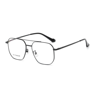 Xbora New Fashion Dupla Beam Pilot szemüvegkeret Retro Tiszta Titán Szemüvegek Luxus dioptriás szemüvegek férfi és női 98434