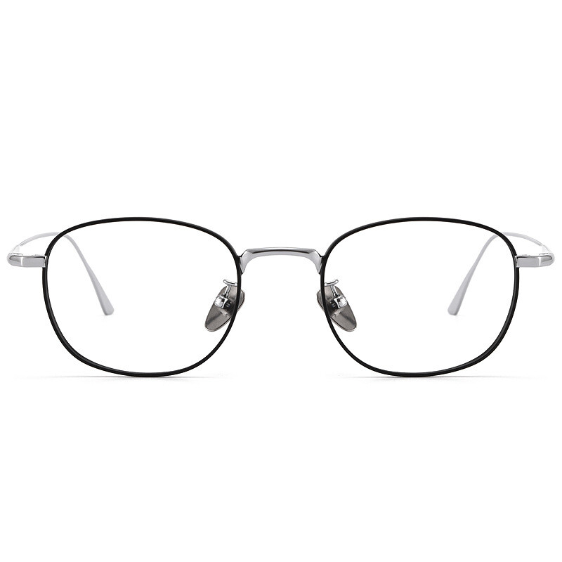FIRADA Ochelari de vedere din titan pur de modă de lux pentru femei Ochelari retro confortabili ochelari optici cu prescripție cadru bărbați DALIY-C