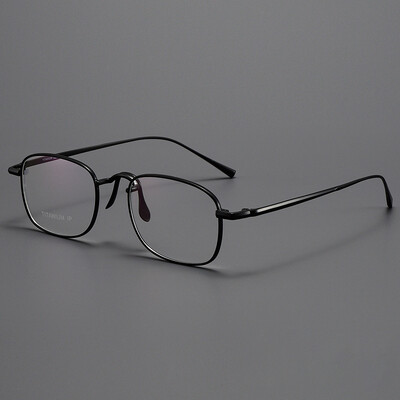 MOMOJA, la modă, noi, pur titan, rame de ochelari pentru bărbați, femei, rame ultraușoare de rețetă, ochelari pătrați optici KJ45