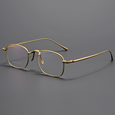 MOMOJA, la modă, noi, pur titan, rame de ochelari pentru bărbați, femei, rame ultraușoare de rețetă, ochelari pătrați optici KJ45