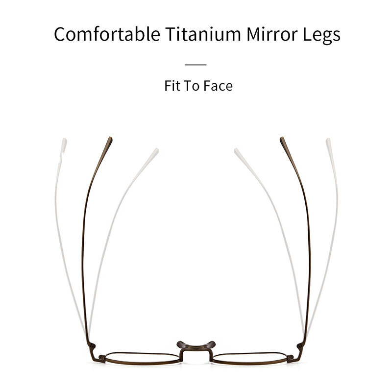 MOMOJA, la modă, noi, pur titan, rame de ochelari pentru bărbați, femei, rame ultraușoare de rețetă, ochelari pătrați optici KJ45