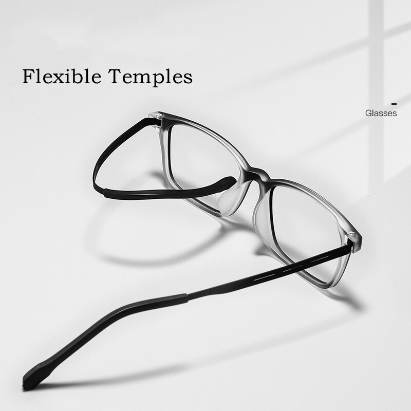 YIMARUILI Itin lengvi, patogūs TR90 akiniai, madingi mažo veido gryno titano optiniai akinių rėmeliai vyrams ir moterims