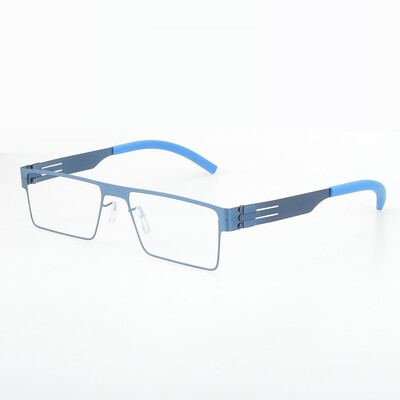 Rama de ochelari ultraușoare pentru bărbați Ochelari de vedere pătrați durabili Ochelari de ochi pentru bărbați 6g Stil simplu fără șuruburi Moda Germania fără șuruburi Nou