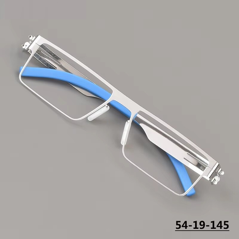 Rama de ochelari ultraușoare pentru bărbați Ochelari de vedere pătrați durabili Ochelari de ochi pentru bărbați 6g Stil simplu fără șuruburi Moda Germania fără șuruburi Nou