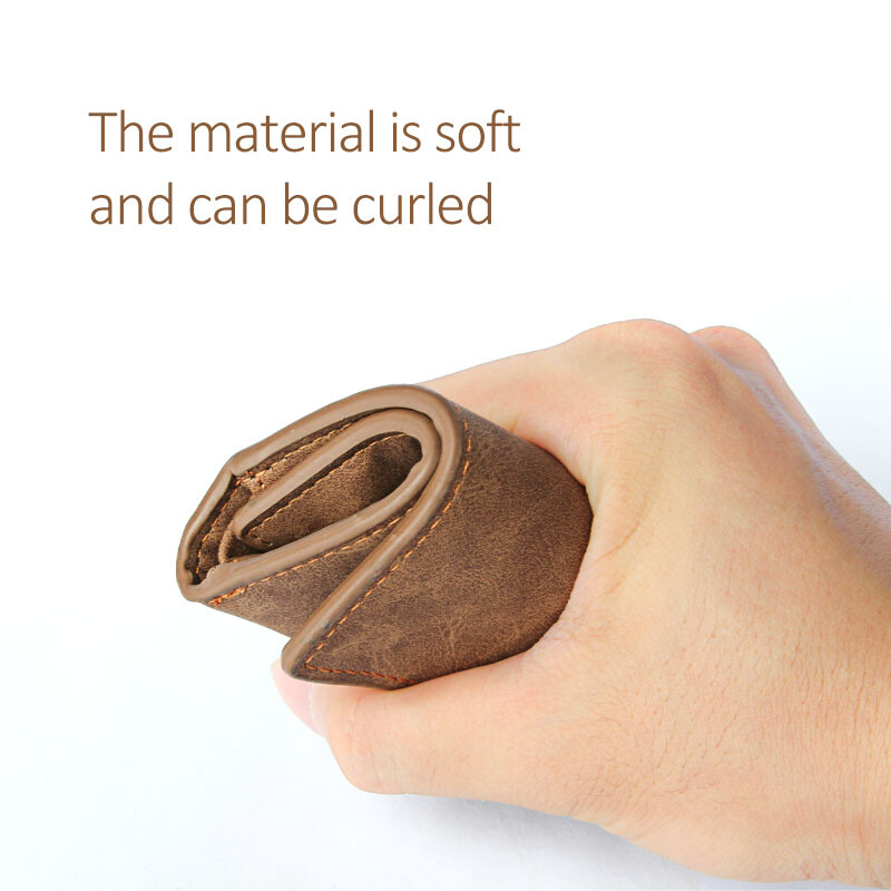 Νέα ρετρό ανδρικά δερμάτινα πορτοφόλια Small Money Purses Design Dollar Price Top Ανδρικό λεπτό πορτοφόλι με φερμουάρ για τσάντα νομισμάτων