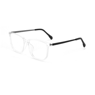 Μεγάλου μεγέθους γυαλιά οράσεως Ανδρικά γυαλιά γυαλιών γυαλιών Pure Titanium Retro Fashion Polygon TR90 Διάφανα οπτικά συνταγογραφούμενα γυαλιά σκελετός 72030