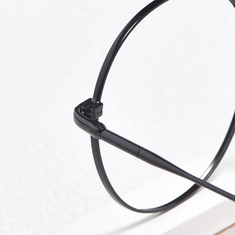 YIMARUILI Rac de ochelari rotunzi ultra ușori retro β-titan Rac de ochelari cu prescripție optică miopie Bărbați și femei 6621X