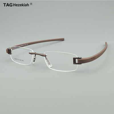 TAG Hezekiah Vintage Glasses Frame Мъжки TH5069 Optical Myopia Prescription TR90 Ретро рамка за очила Дамски луксозни маркови очила