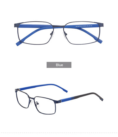 Moda Ochelari Bărbați și Femei Geometric Bord complet Metal TR90 Rama cu balama arc pentru prescripție