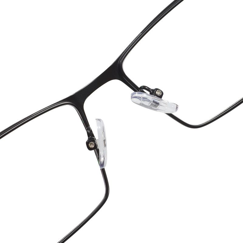 TendaGlasses metallist täisraamiga prillid meeste ristkülikukujulised prillide raamid optiliste läätsede jaoks lühinägelikkus ja presbüoopia