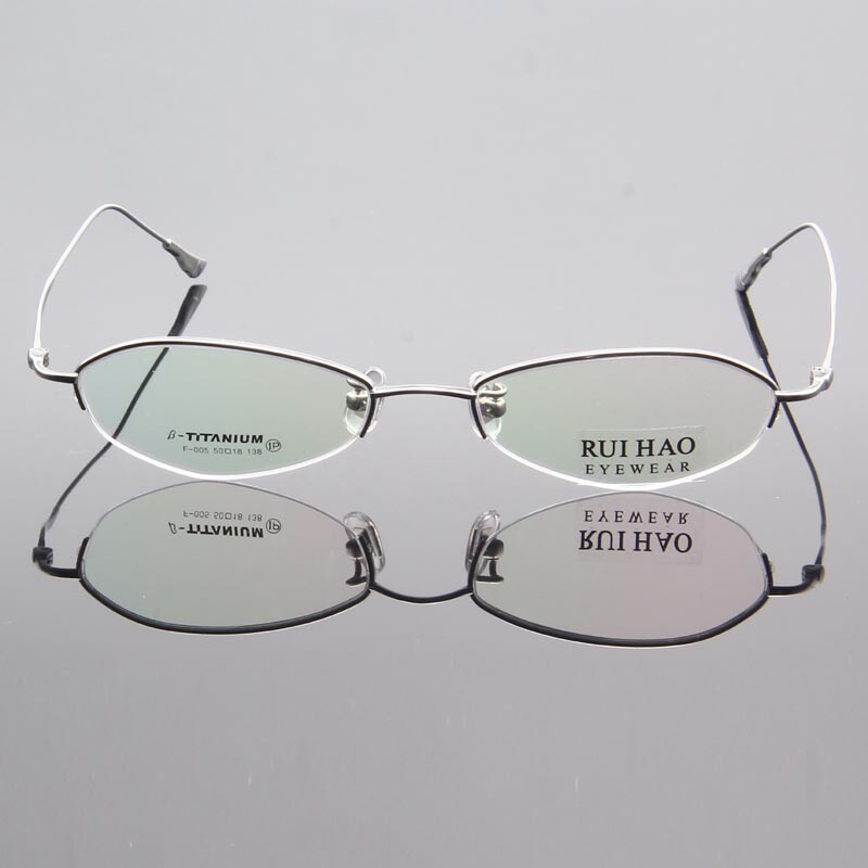 Σκελετός Small Glasses Unisex Half Rimless Glasses Σκελετός Οπτικά Γυαλιά Τιτανίου Super Light Σκελετοί γυαλιών συνταγής