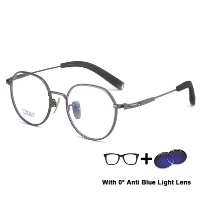 Ανδρικά γυαλιά ακανόνιστων γυαλιών πολυτελείας στρογγυλά υπερελαφριά γυαλιά γυαλιά ακανόνιστου ανδρικού αντιγράφου μάρκας ΗΠΑ