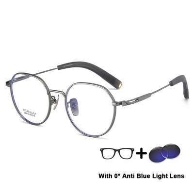 Ανδρικά γυαλιά ακανόνιστων γυαλιών πολυτελείας στρογγυλά υπερελαφριά γυαλιά γυαλιά ακανόνιστου ανδρικού αντιγράφου μάρκας ΗΠΑ