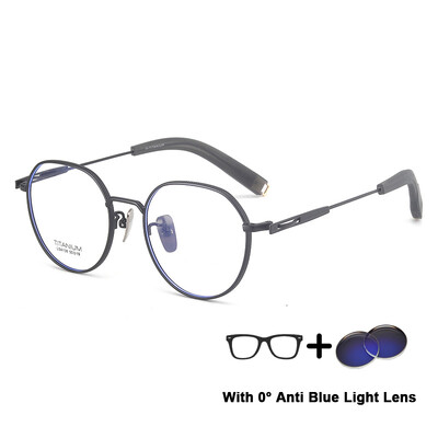 Ανδρικά γυαλιά ακανόνιστων γυαλιών πολυτελείας στρογγυλά υπερελαφριά γυαλιά γυαλιά ακανόνιστου ανδρικού αντιγράφου μάρκας ΗΠΑ